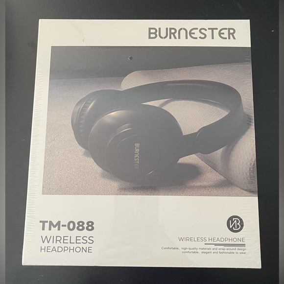 BNIB & SEALED! BURNESTER TM-088 WIRELESS HEADPHONES - PERFECT GIFT! - Picture 4 of 4